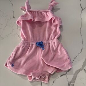 Ralph Lauren Pink and Blue Jumpsuit